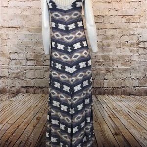 Lucky brand, ikat hi-lo dress, size small